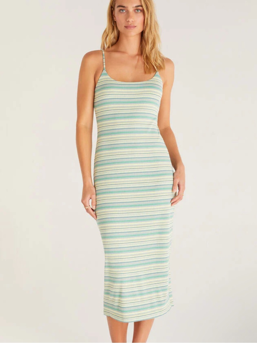 Z Supply Elie Striped Midi Dress